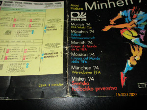 Kompletno popunjen album FIFA World Cup Minhen 74 Panini