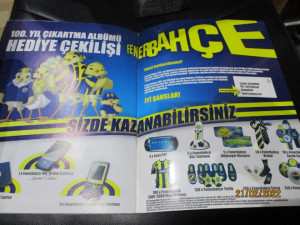 Prazan album i kompletan set sličica FC Fenerbahce Luxor