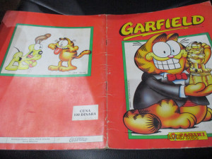 Kompletno popunjen album Garfield Panini