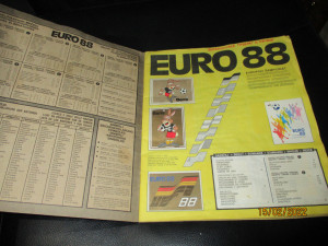 Kompletno popunjen album UEFA EURO 88 Panini