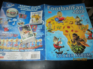 Prazan album i kompletan set sličica Football Fan 2010 Luxor