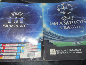 Kompletno popunjen album Champions league 2007-2008 Panini