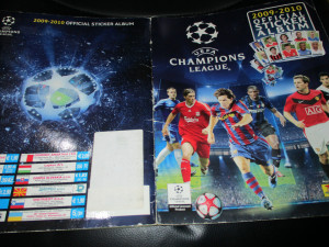 Kompletno popunjen album Champions league 2009-2010 Panini
