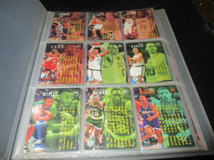 Kompletno popunjen album NBA Fleer 95-96