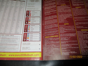 Kompletno popunjen album UEFA EURO 2008 Panini
