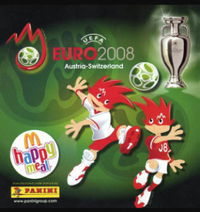 Panini UEFA Euro 2008. McDonald's