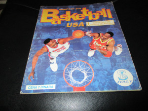 Kompletno popunjen album Basketball USA NBA SL Italy