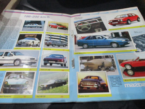 Kompletno popunjen album Super auto Dečje Novine