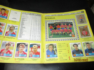 Kompletno popunjen album UEFA EURO 88 Panini