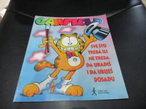 Prazan album Garfield Dečje novine.
