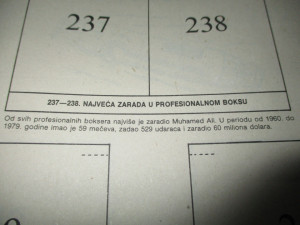Prazan album i kompletan set Rekordi Dnevnik 1992 god.