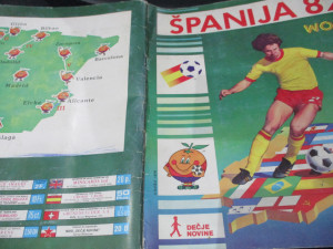 Kompletno popunjen album FIFA World Cup Španija 82 Panini