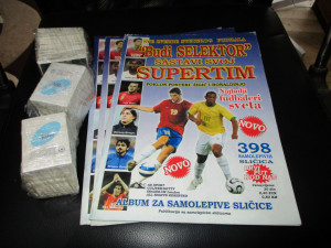 Prazan album i kompletan set sličica Budi selektor sastavi svoj Supertim Svetsko prvenstvo Nemačka 2006 AS Sport