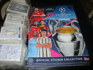 Prazan album i kompletan set sličica Liga Šampiona 2020-2021 Topps