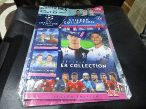 Starter Pack Prazan album sa 5 punih kesica Liga Šampiona 2019/20 Topps