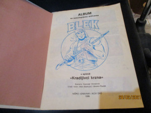 Kompletno popunjen album Blek Dnevnik