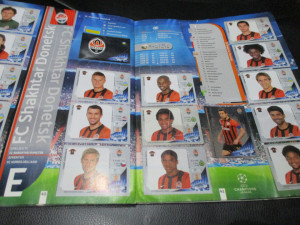 Kompletno popunjen album Champions league 2012-2013 Panini