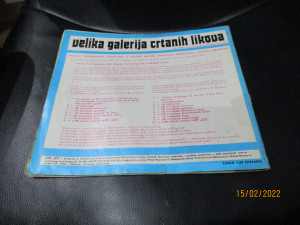 Kompletno popunjen album Kamenko, Kremenko i ostala družina Jež