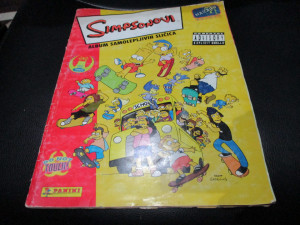 Kompletno popunjen album Simpsonovi Panini