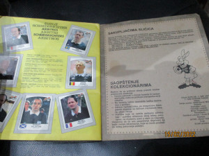 Kompletno popunjen album UEFA EURO 88 Panini