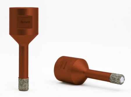 Carota diamantata pt. gresie portelanata & piatra - diam. 10mm -cu ceara- Profesional Standard - DXDY.REDrill.10