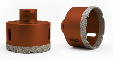 Carota diamantata pt. gresie portelanata & piatra - diam. 82mm - Profesional Standard - DXDY.REDrill.82