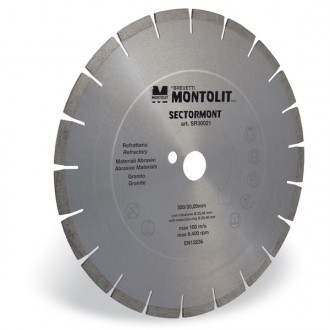 Disc diamantat Montolit SR650 - taiere cu apa - pt. granit, materiale abrazive, etc.