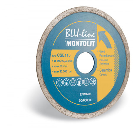 Disc diamantat Montolit CSE230F - taiere uscata - pt. placi ceramice, portelan, etc.