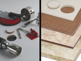 Carota diamantata pt. portelan, placi ceramice EasyGres kit 35mm - RUBI-50921