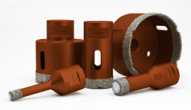 Carota diamantata pt. gresie portelanata & piatra - diam. 43mm - Profesional Standard - DXDY.REDrill.43