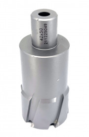 Carota pt. otel din carbura de tungsten, ⌀ 42mm, h=50mm, cu prindere Weldon - DXDY.P-TCT-50.42.W