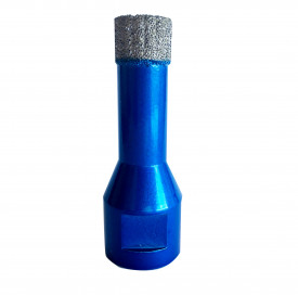 Carota diamantata pt. gresie portelanata & piatra - diam. 8mm -cu ceara- Super Premium - DXDH.80407.008.W