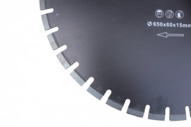 Disc DiamantatExpert pt. Caramida, Poroton, Mat. Constructii 700x60 (mm) Profesional Standard - DXDH.1017.700.60