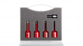 Kit carote diamantate Mini DryGres 6, 8, 10, 12mm, 4 buc. - RUBI-50938