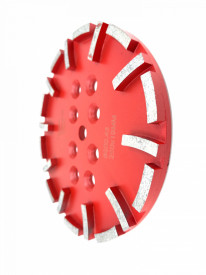 Disc cu segmenti diamantati pt. slefuire pardoseli - segment mediu - Rosu - 250 mm - prindere 19mm - DXDY.8500.250.43