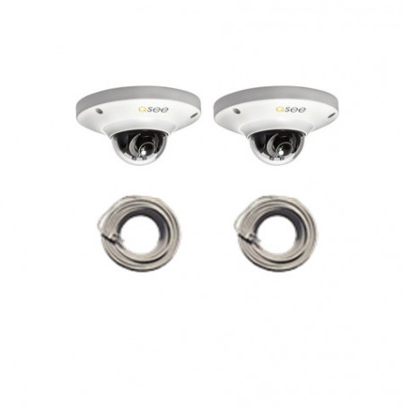 Kit 2 x Camere Exterior IP, 2MP, (cadou: 30m x Cablu UTP + Adaptor PoE) - QCN8001D-2