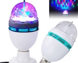 Set 2 becuri disco LED - Lampa rotativa - Cristal ball