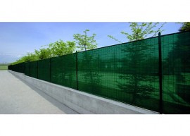 Plasa verde pentru gard 1x9 M, grad de umbrire 88%