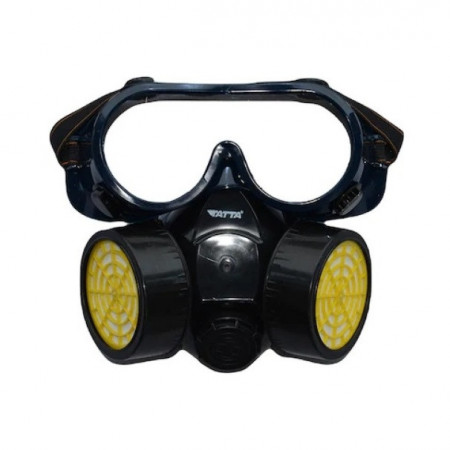 Masca si ochelari pentru protectie pulverizare atomizor chimicale, vapori sau praf