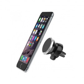 Suport magnetic pentru telefonul mobil, cu prindere pe grila de ventilatie a masinii