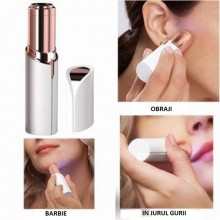 Epilator facial cu led