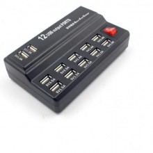 Fast Charger USB cu 12 porturi si 12A