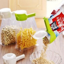 Sigiliu de plastic cu capac pentru pungi 1+1 GRATIS. Vezi video!