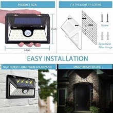 1+1 Lampa solara cu 36 LED-uri si senzor de miscare/lumina