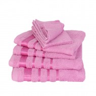 Set de 4 prosoape bumbac Pakistanez, diferse culori