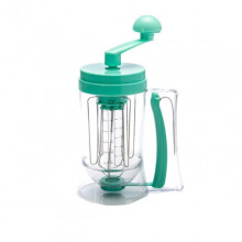 Dispozitiv manual pentru aluat de facut clatite, briose, chec