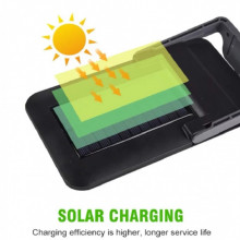 Lampa solara cu led, senzor miscare si panou solar