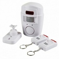 Sistem ALARMA wireless cu 2 Telecomenzi,distanta detectie 7m