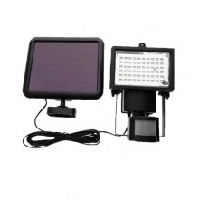 Proiector 60 LED Cu Panou Solar Si Senzor De Miscare