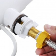 Robinet instant apa calda, cu gatul flexibil